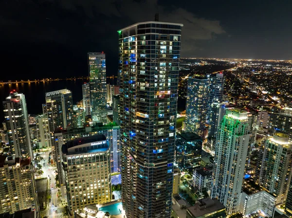 Panorama Tower Miami Arranha Céu Mais Alto Cidade — Fotografia de Stock