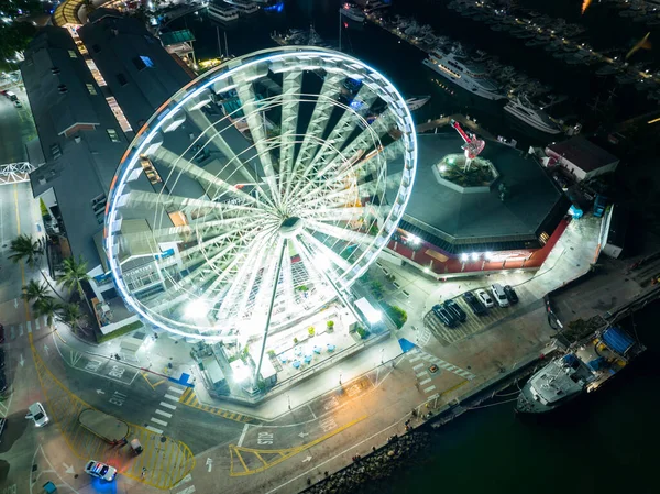 Skyviews Ferris Wheel Downtown Miami Bayside — Foto Stock