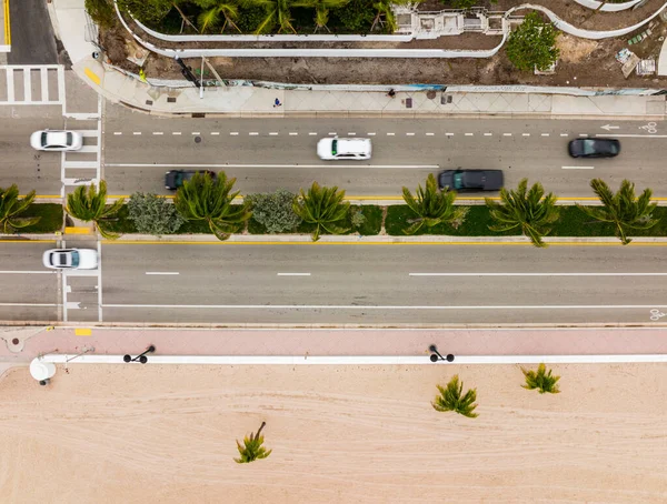 Cars A1A Fort Lauderdale Beach — стокове фото