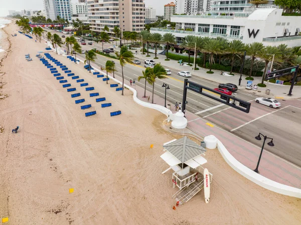 Fort Lauderdale Usa January 2021 Aerial Photo Fort Lauderdale Beach — Stok fotoğraf