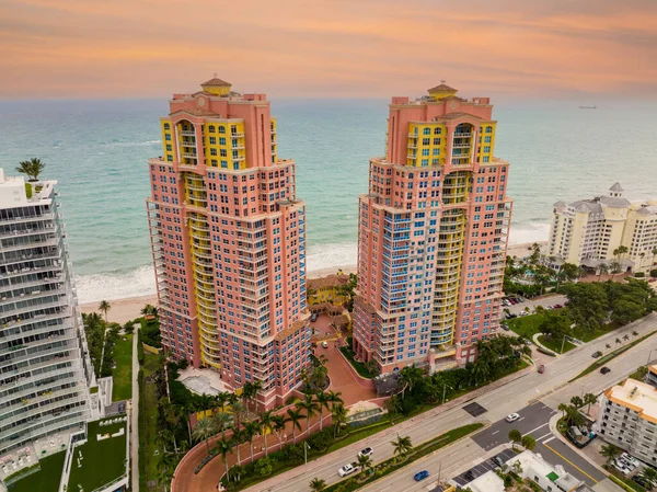 Aerial View City Miami Florida — Stock Photo, Image