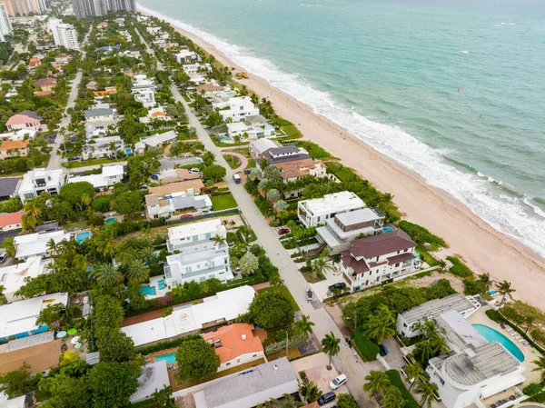 Luxury Coastal Mansion Homes Fort Lauderdale Beach — Foto Stock