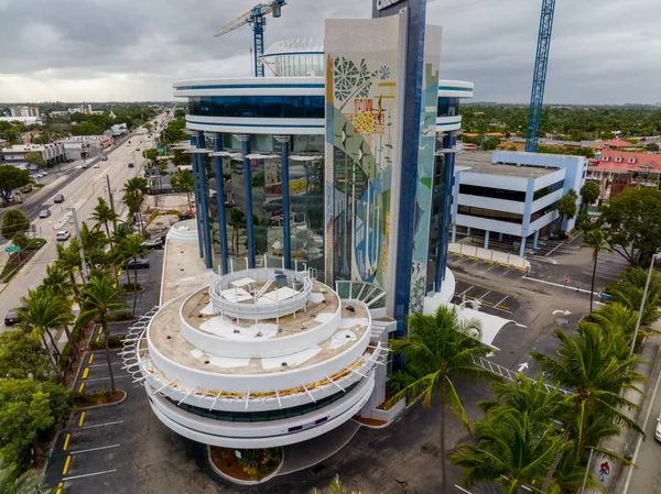Fort Lauderdale Usa January 2021 Aerial Photo Citybank Landmark Location — Stockfoto