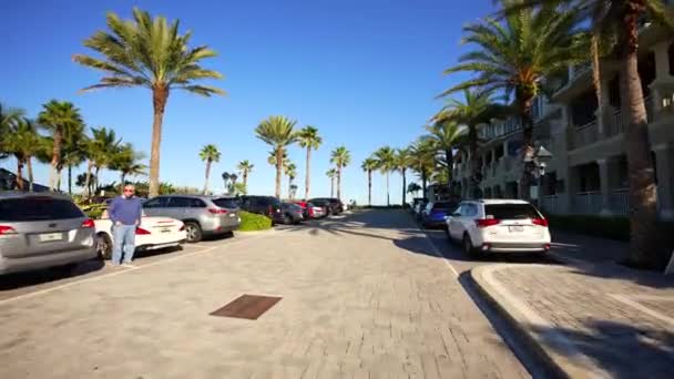Vero Beach Video Tour Pascua Lily Lane Estacionamiento — Vídeos de Stock
