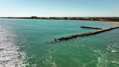 İHA videosu Fort Pierce Jetty Florida