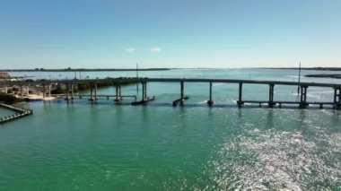 Fort Pierce Güney Köprüsü Florida ABD Hava Görüntüleri