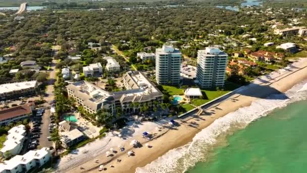 Aerial Video Village Spires Condominiums Vero Beach — Stock Video