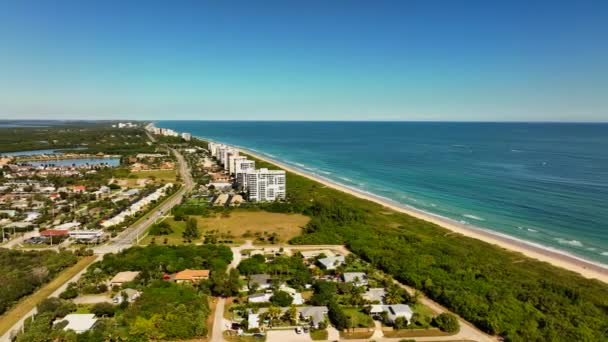 Condomínios Beira Mar Fort Pierce Florida Eua — Vídeo de Stock