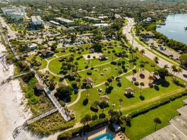 Hava aracı fotoğrafı Jaycee Park Vero Plajı