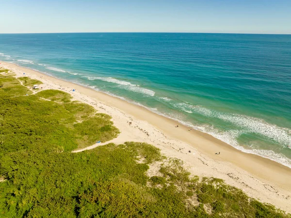 Luchtfoto Stranden Fort Pierce Florida Verenigde Staten — Stockfoto