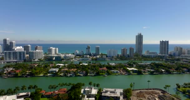 Miami Beach Daire Tatil Beldeleri 2022 Civarında — Stok video