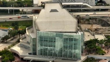 Miami 'deki hava görüntüsü 4K