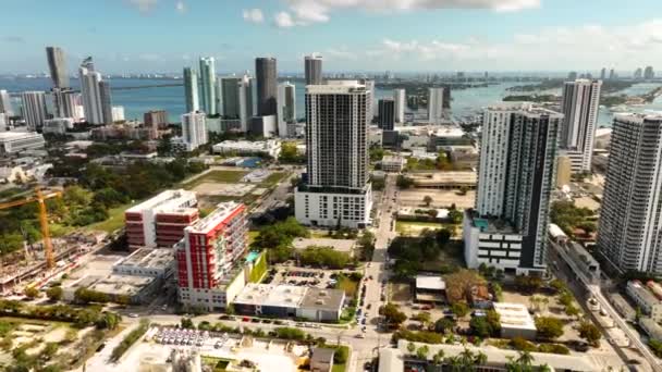 Antenas Del Centro Miami Circa 2022 — Vídeo de stock