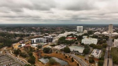 Tallahassee FL ABD şehir merkezindeki hava manzarası
