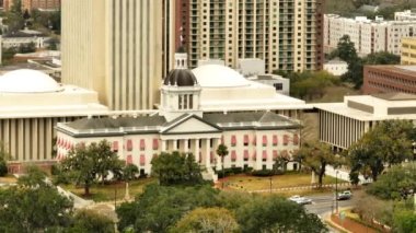Florida Eyalet Kongre Binası Tallahassee 4k parallax binası