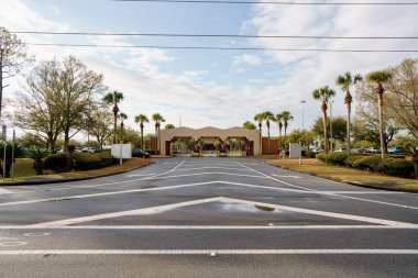 Tallahassee, FL, ABD - 18 Şubat 2022: Tallahassee Uluslararası Havaalanı