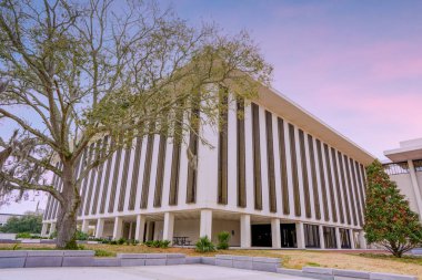 Florida Eyalet Kongre Binası Tallahassee ABD 'de dramatik bir gökyüzü