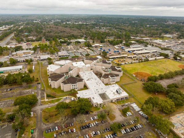 Tallahassee Usa Febbraio 2022 Foto Aerea Leon County Jail — Foto Stock