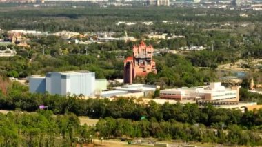 Hava görüntüleri Alacakaranlık Kuşağı Terör Kulesi Disney Orlando.