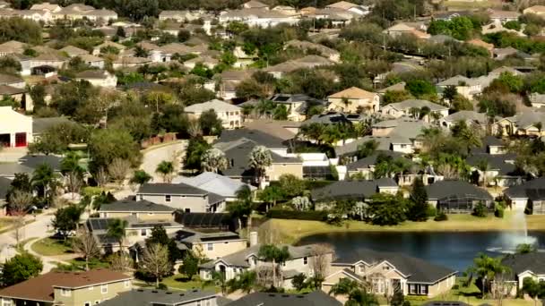 Aerial Footage Luxury Homes Winter Garden Orlando — Stock Video