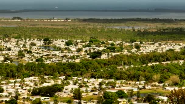 Trailer Park Housing Mobile Home Community Port Lucie — Vídeos de Stock