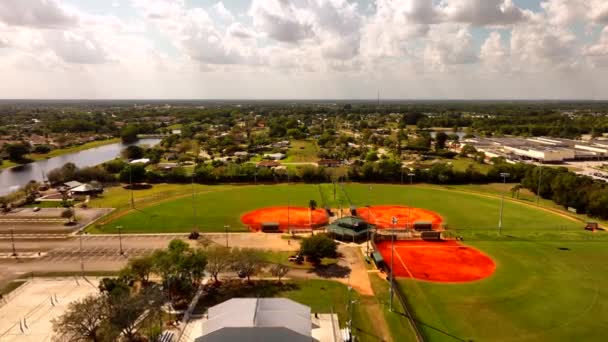 Hava Aracı Videosu Sandhill Crane Park Port Lucie — Stok video