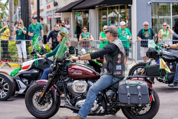 Hollywood Usa Березня 2022 Photo 2022 Patrick Day Parade Street — стокове фото