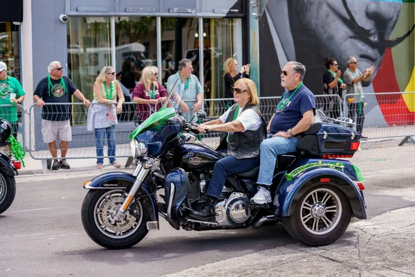 Hollywood Usa Березня 2022 Photo 2022 Patrick Day Parade Street — стокове фото