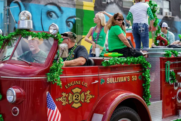 Hollywood Usa Березня 2022 Photo 2022 Patrick Day Parade Street — стокове фото