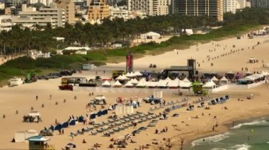 4k 7x zoom klip Miami Beach Spring Beach