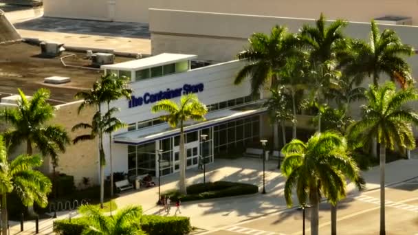 Container Store Boca Raton Town Center Mall Zoom Primo Piano — Video Stock