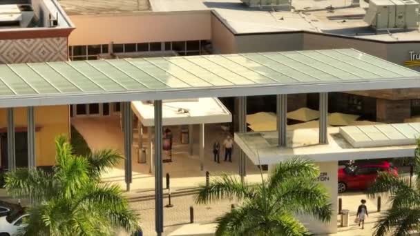 Centro Comercial Americano Luxo Boca Raton — Vídeo de Stock