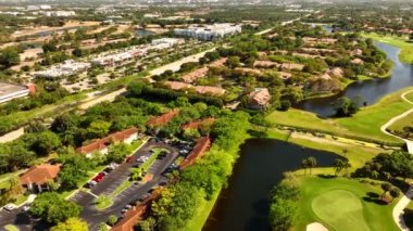 Batı Boca Raton FL 'de lüks bir ev.