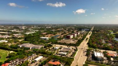 Hava aracı görüntüleri Boca Raton FL yanal hareket