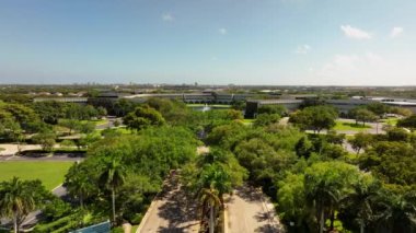  Hava aracı videosu Boca Raton İnovasyon Kampüsü 4k