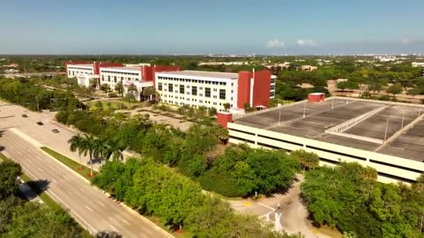 Luchtvideo Kantoor Depot Hoofdkwartier Boca Raton — Stockvideo