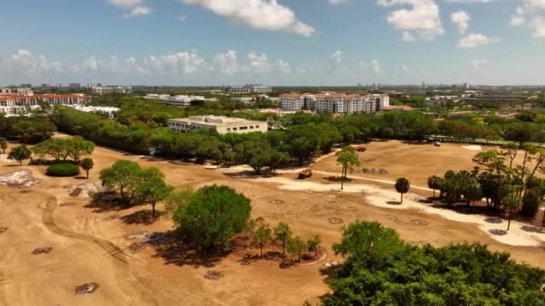 Alter Golfplatz Boca Raton — Stockvideo
