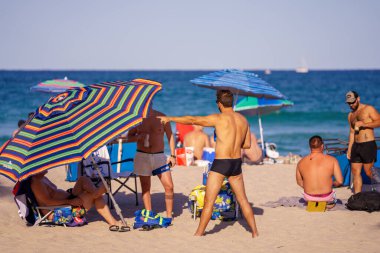 Fort Lauderdale, FL, ABD - 27 Mart 2022 Fort Lauderdale Sahili 2022 Bahar Tatili