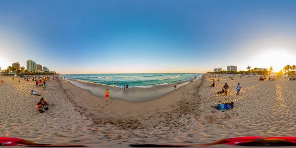 Fort Lauderdale Usa March 2022 360 Photo Fort Lauderdale Beach — 스톡 사진