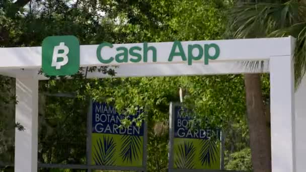 App Cash Que Acoge Miami Beach Bitcoin Conference 2022 — Vídeos de Stock