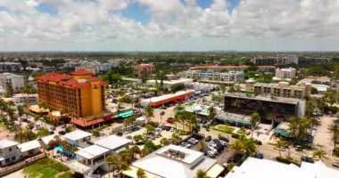 Havacılık video dükkanları ve restoranlar Deerfield Beach FL. 5k drone klipleri