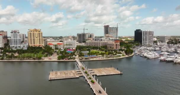 Відео Повітряного Дрона West Palm Beach 2022 Року — стокове відео