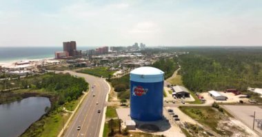 Hava görüntüsü su kulesi Orange Beach Alabama