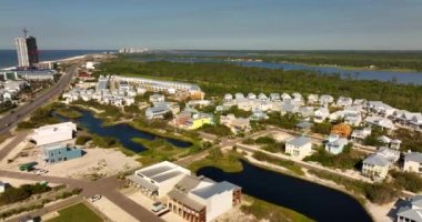 Orange Beach Alabama 'da hava video konutları