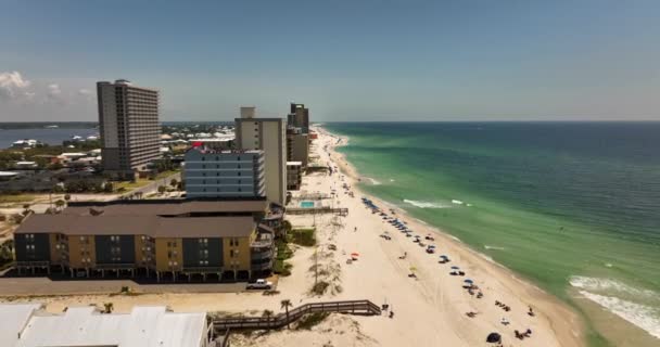 Aerial Orange Beach Alabama Usa — 图库视频影像