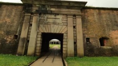 Panning video Fort Morgan Alabama USA