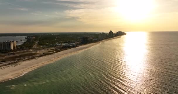 Gulf Shores Beach Alabama Sabah Video Klibi — Stok video