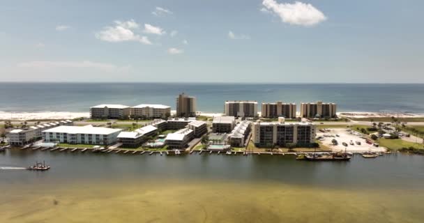 Κατοικίες Συγκυριαρχία Gulf Shores — Αρχείο Βίντεο