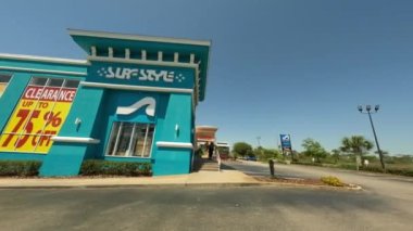 Sörf stili sahil kıyafeti mağazası Körfez Kıyıları Alabama ABD