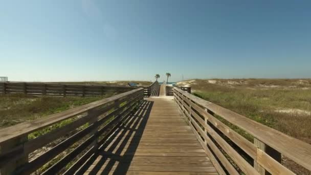 Gulf Shores Promenade Bois Alabama Plage — Video